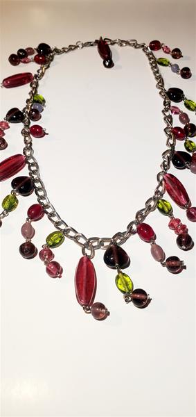 Eclectic Beaded Crafty Necklace