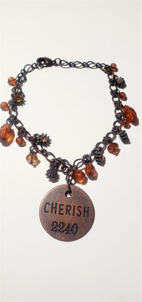 Cherish Beaded Charm Bracelet