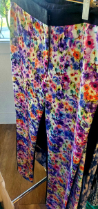 Bright Floral Stretchy Pants