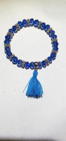 Bright Blue Crystal Bracelet