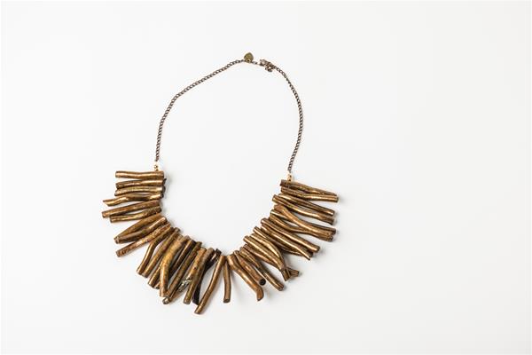 Hand Crafted Bamboo Necklace